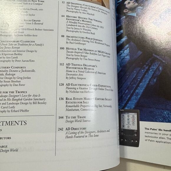 ARCHITECTURAL DIGEST Magazine, March, 2001, VIRGINIA GOVERNOR'S MANSION! - Picture 6 of 6